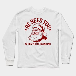 Sant Claus Is Watching You Long Sleeve T-Shirt